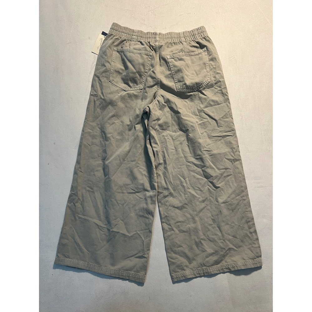 Universal Thread Womens Wide Leg Utility Pants Beige Khaki Cotton Size L NWT - Picture 2 of 7